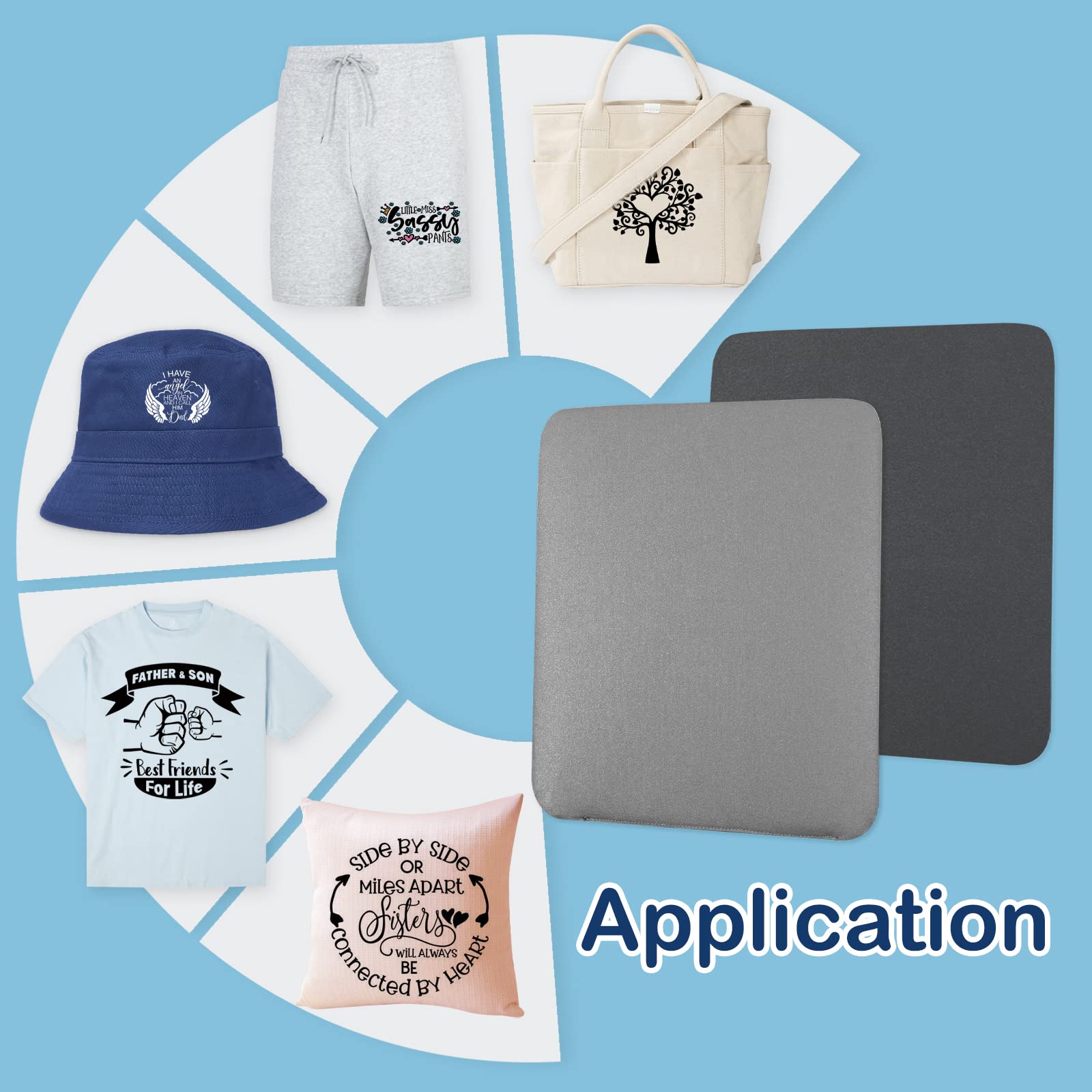 HTVRONT 12X10 Heat Press Machine Bundle - H10 12X10 Heat Press Machine & 15X15“ Heat Press Mat - Image 6