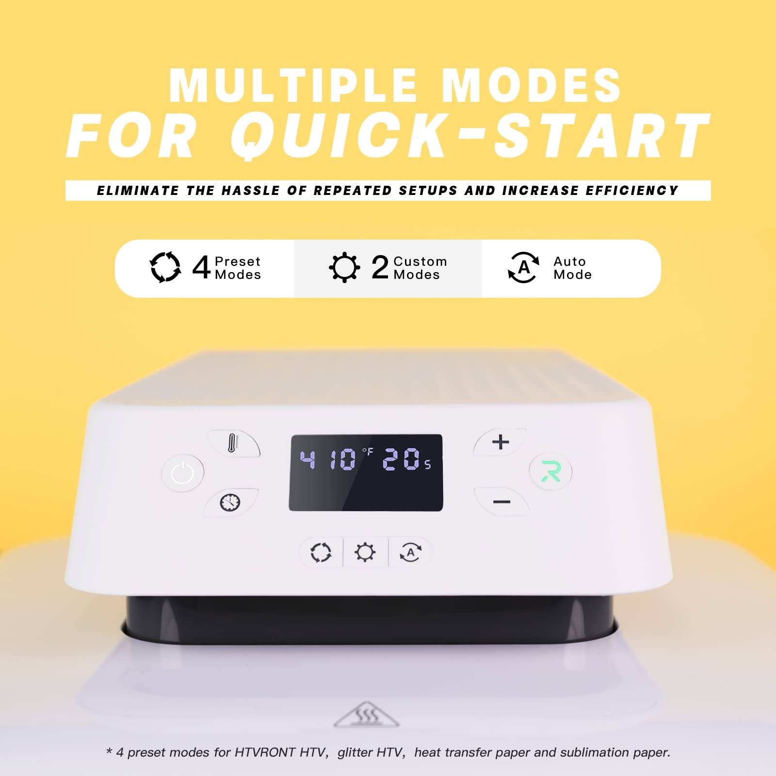 HTVRONT Auto Heat Press Machine for T Shirts - 15x15 Smart T Shirt Press Machine with Auto Release - Professional Heat Press for Sublimation, Vinyl, Heat Transfer Projects - Image 3