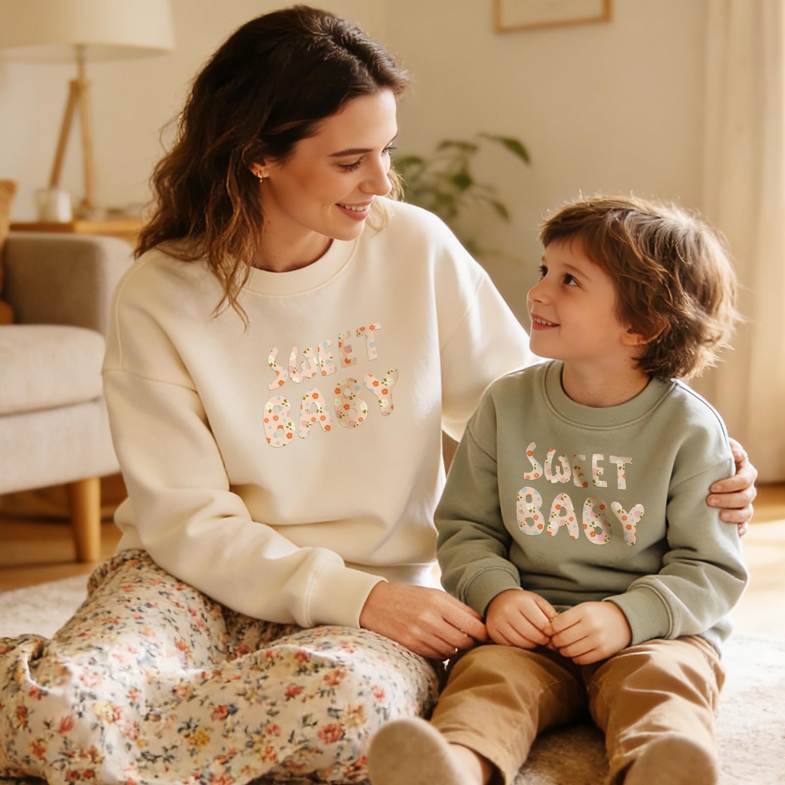 HTVRONT Floral HTV Heat Transfer Vinyl - 11 Packs Iron on Vinyl for T-Shirts, HTV Vinyl with 1 PTFE Sheet - 12 * 10in Floral Patterned HTV for Mother's Day - Image 7