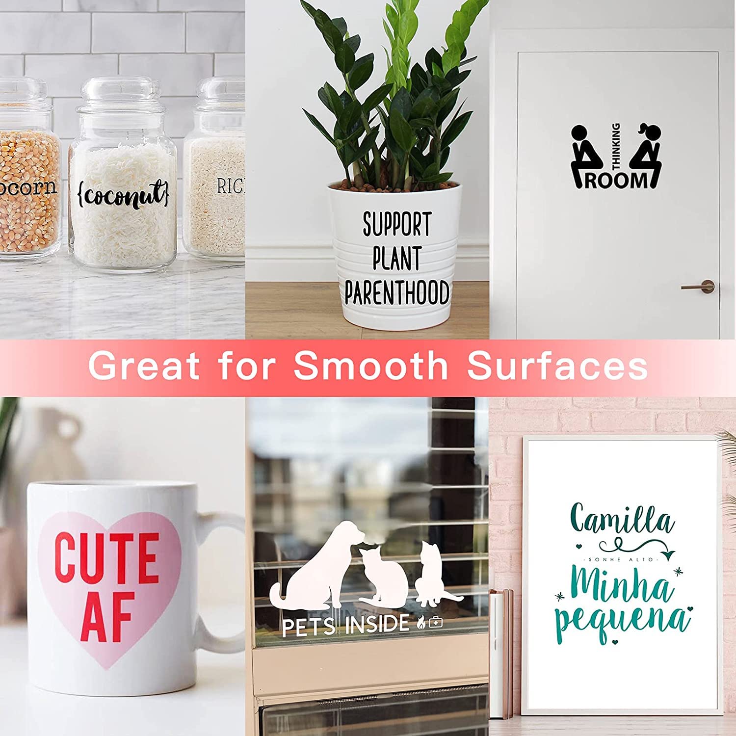 HTVRONT Transfer Tape for Vinyl - 12" X 120 ft w/Red Alignment Grid Transfer Paper for Adhesive Vinyl, Silhouette Cameo Vinyl Transfer Tape for Vinyl for Decals,Signs, Windows, Stickers - Image 7