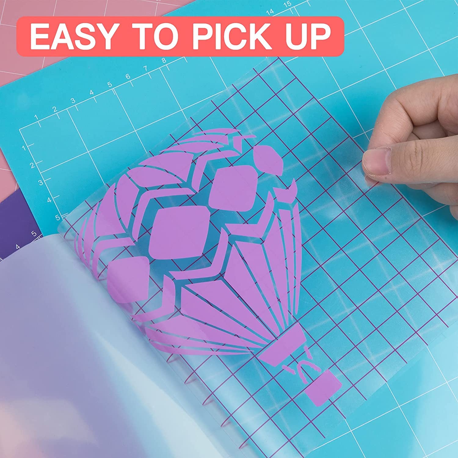 HTVRONT Transfer Tape for Vinyl - 12" X 120 ft w/Red Alignment Grid Transfer Paper for Adhesive Vinyl, Silhouette Cameo Vinyl Transfer Tape for Vinyl for Decals,Signs, Windows, Stickers - Image 8